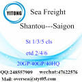 Shantou Port Sea Freight Verzending Naar Saigon